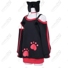 カードファイト!! ヴァンガードDivinez 西園寺ユナ コスプレ衣装｜パーカー＋帽子＋チョーカーで高再現 - 2枚目の画像（サムネイル）