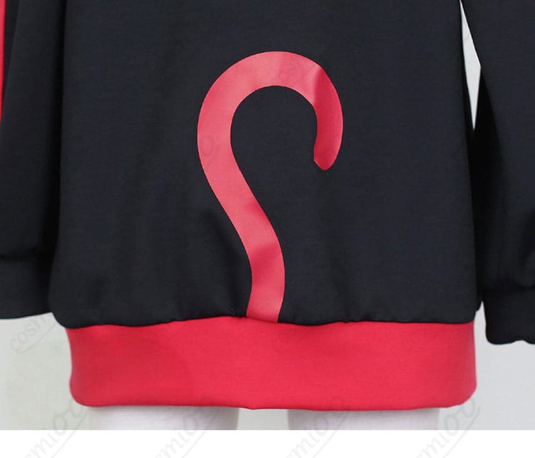 背面飾りパーツのディテール（西園寺ユナ風コスプレ）