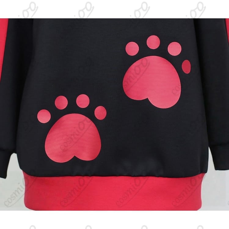 カードファイト!! ヴァンガードDivinez 西園寺ユナ コスプレ衣装｜パーカー＋帽子＋チョーカーで高再現 - 5枚目の画像