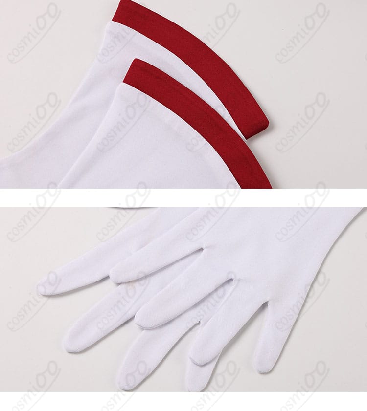 羽前京香コスの手袋ディテールとステッチ