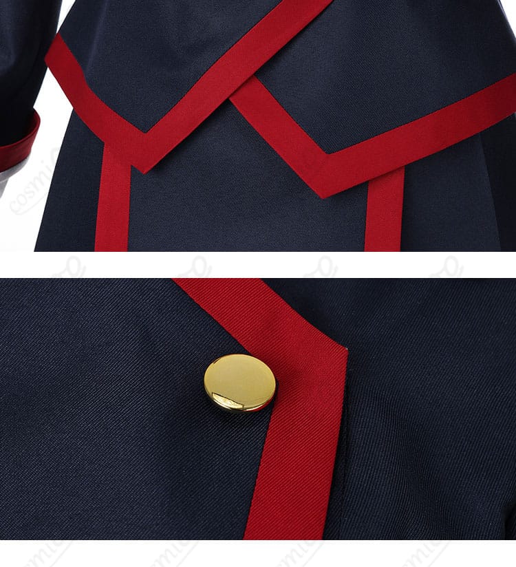 羽前京香コスのスカート裾装飾と縁取りの近接