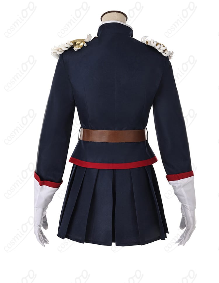 羽前京香コスプレ衣装の背面デザインとライン