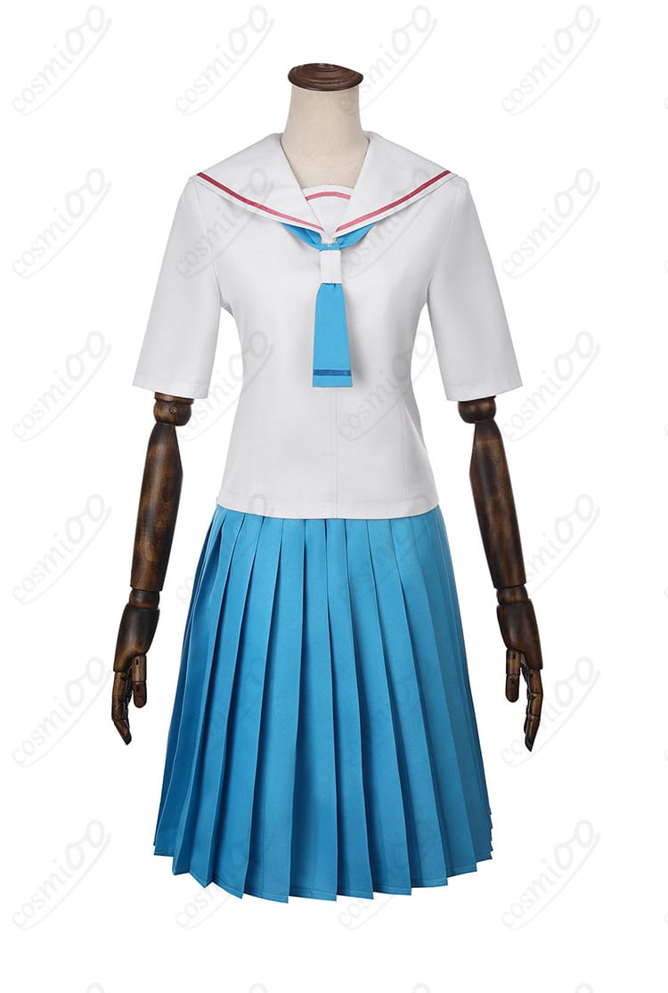 襟元・装飾パーツ・配色の近接ディテール写真