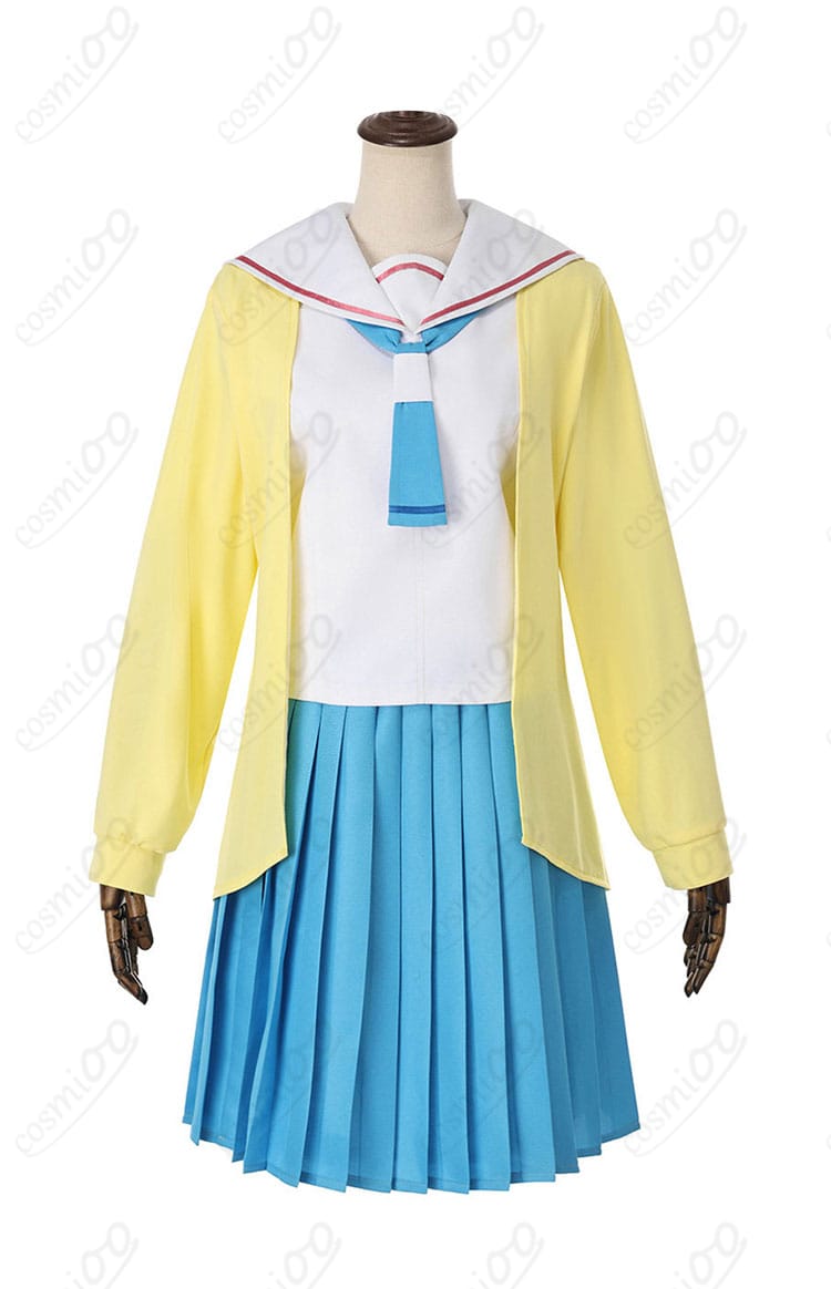 学園制服コート・トップス・スカートの正面ディテールが分かる商品写真