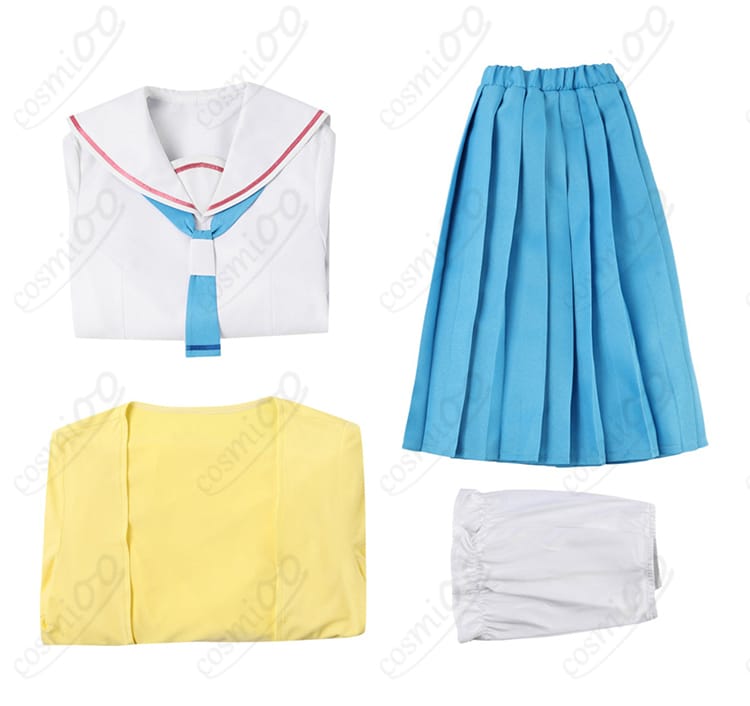 コート・トップス・スカート・レッグカバーの4点セット内容一覧写真