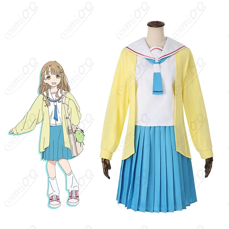 諌山真実 学園制服Ver.の着用イメージと衣装一式の正面スタイル