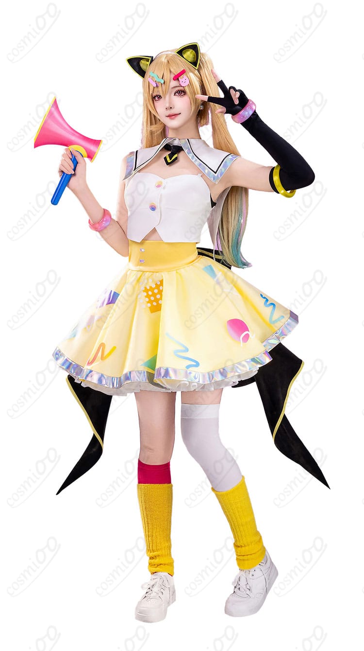 仲町あられ コスプレ衣装のトップス・スカート正面全体