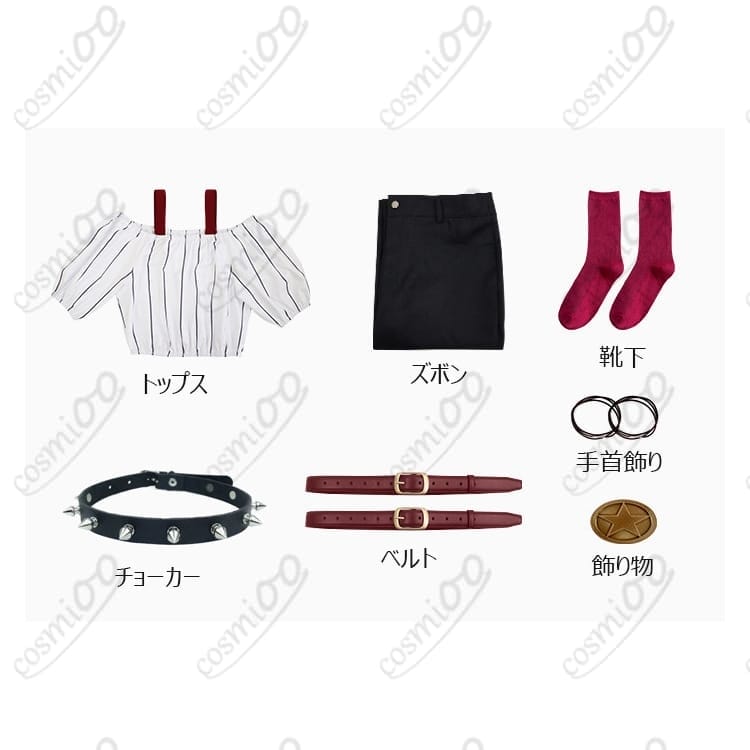 呪術廻戦 星綺羅羅 私服コス｜死滅回游編の雰囲気を再現、通気性良好で初心者も着替えやすい - 4枚目の画像