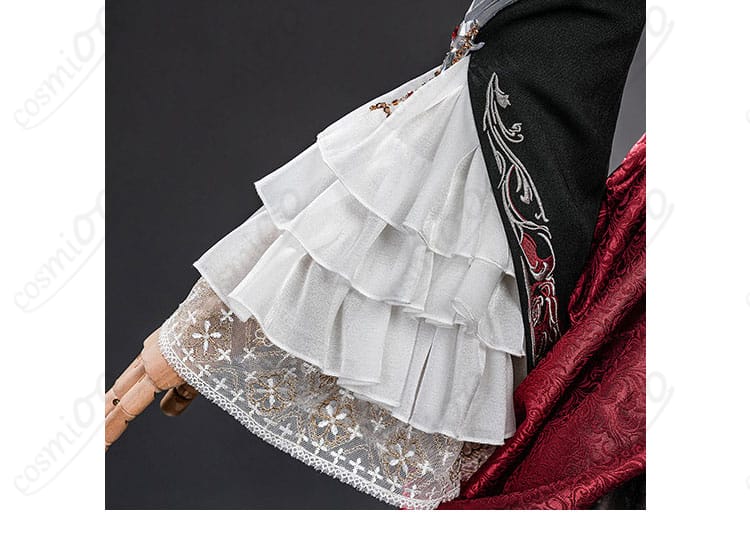 袖口デザインと装飾の縫製ディテール