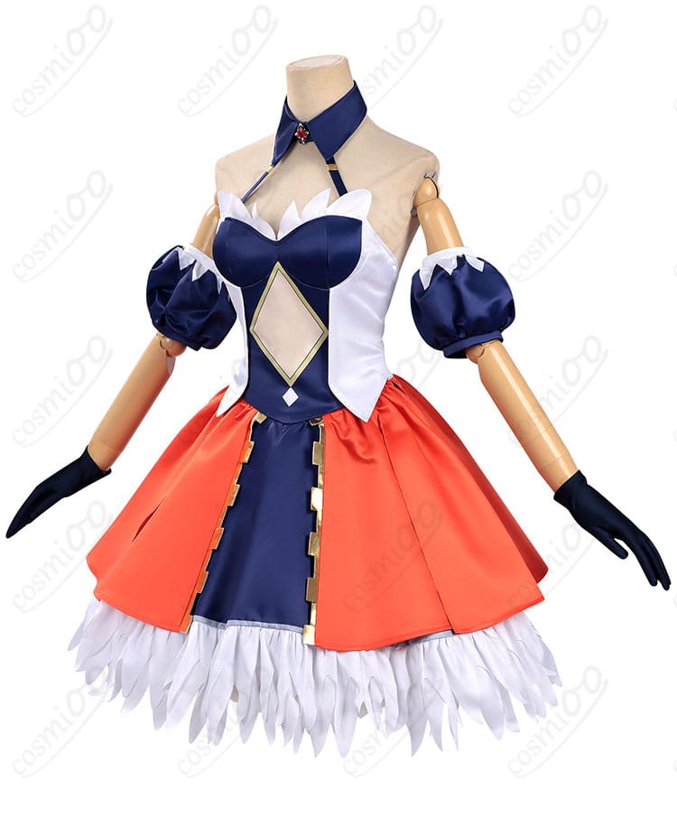 アルヴィト衣装の側面シルエット（パフスリーブとウエストライン）