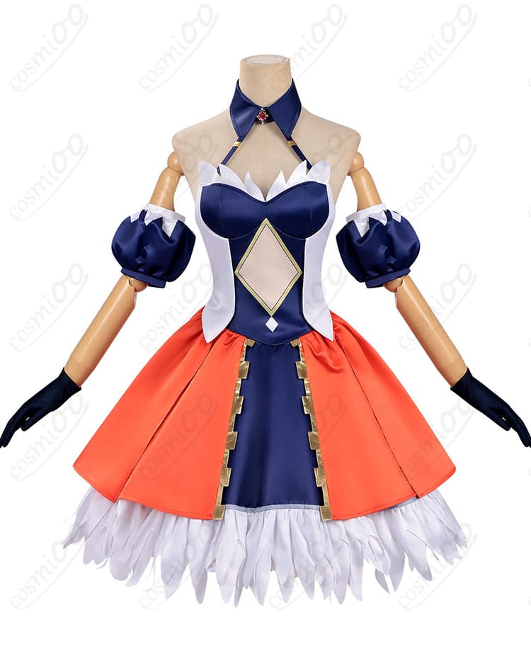 アルヴィト 戦乙女コスプレ衣装の正面全体図（ワンピース）