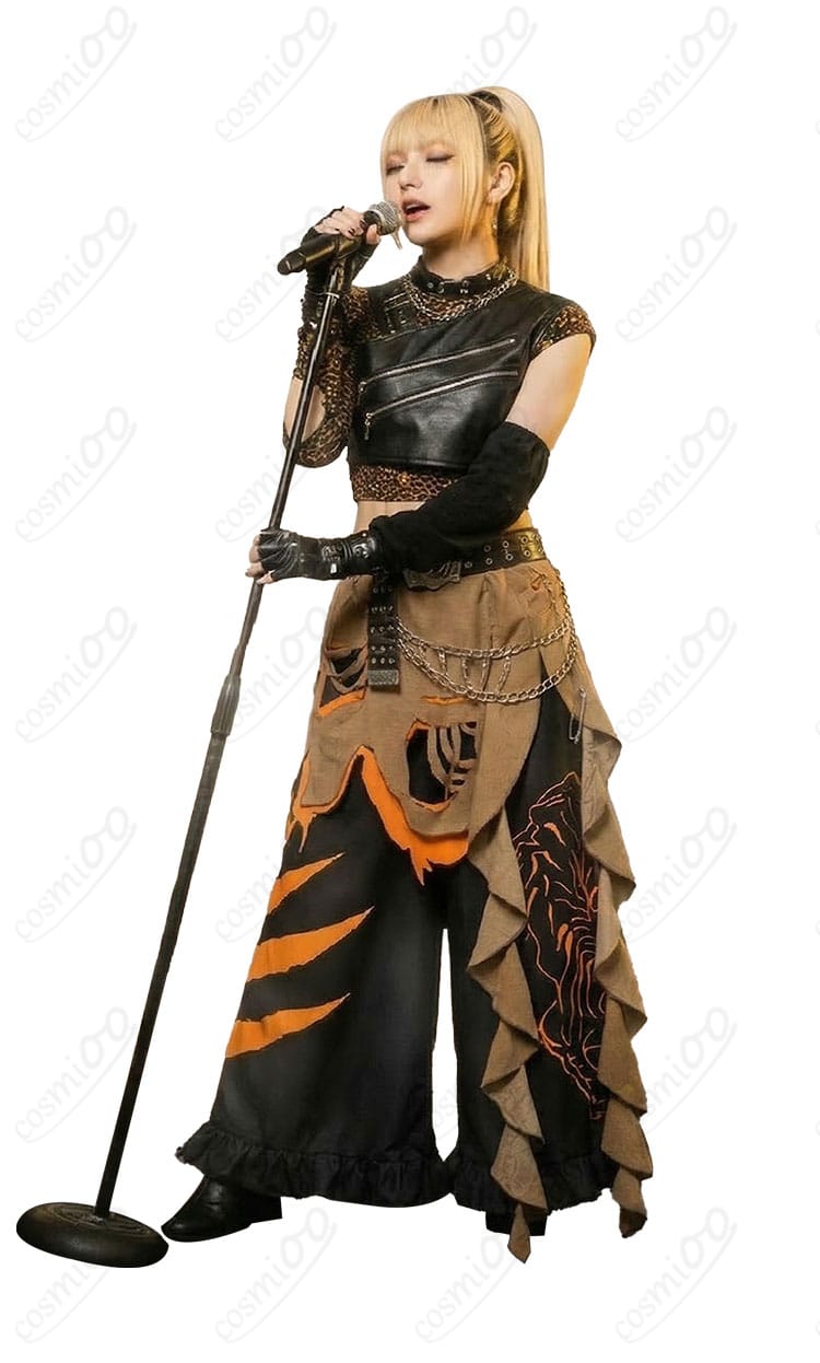 ホロライブ風ステージ衣装の正面全体（ベスト・インナー・キュロット）