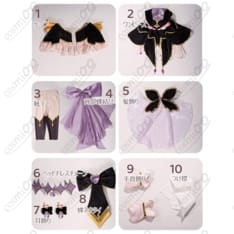 マント付きファンタジードレス一式｜写真映えと着脱のしやすさで初心者も安心 - 4枚目の画像（サムネイル）