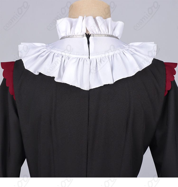 背面装飾の細部ディテール(配色切替と縫製)