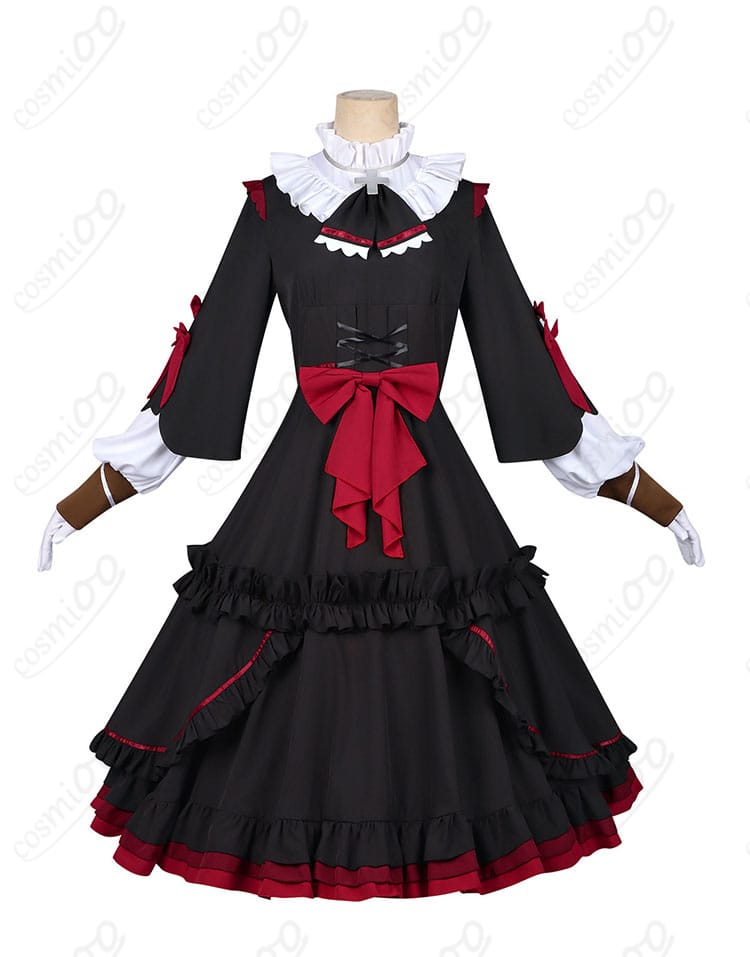 獄薔薇美血華 コスプレ衣装の正面全体(ワンピース)