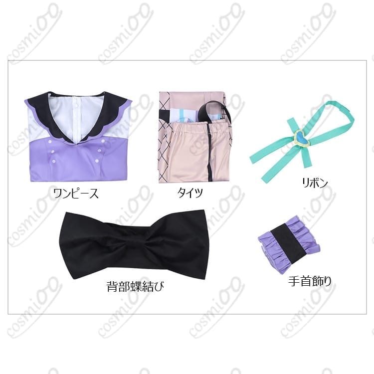 NEEDY GIRL OVERDOSE 猛毒電波少女☆パープル・ロリポップ コスプレ衣装｜写真映えと着やすさを両立 - 6枚目の画像