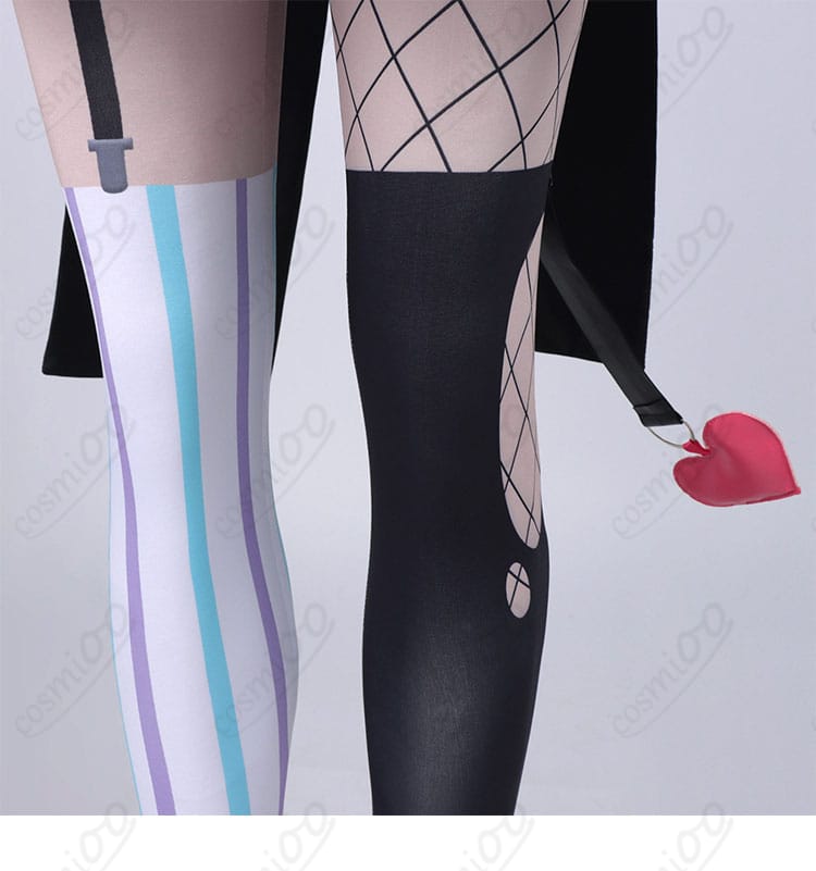 付属タイツのカラーと質感ディテール