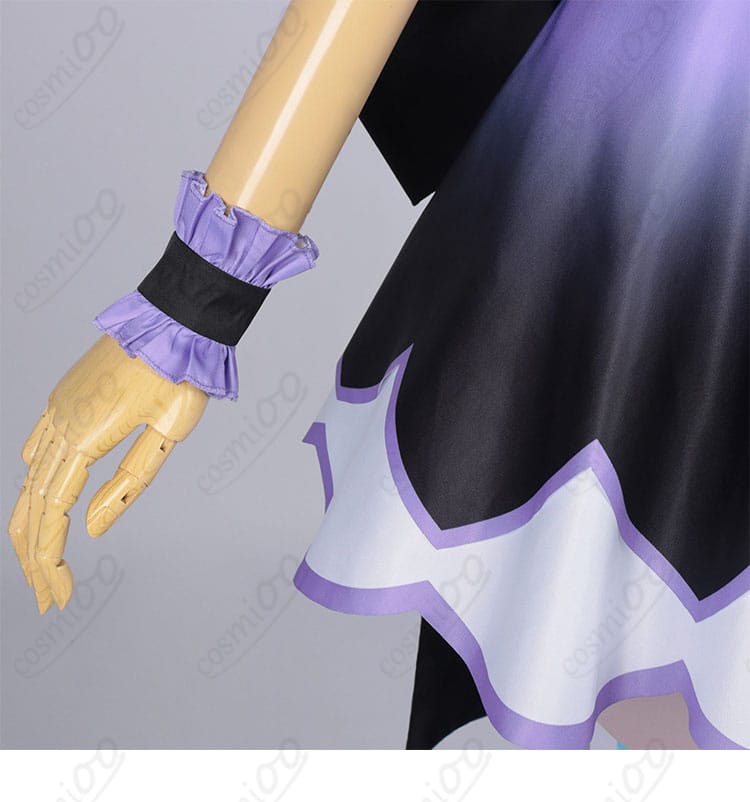 手首飾りのリボンとゴム仕様の拡大