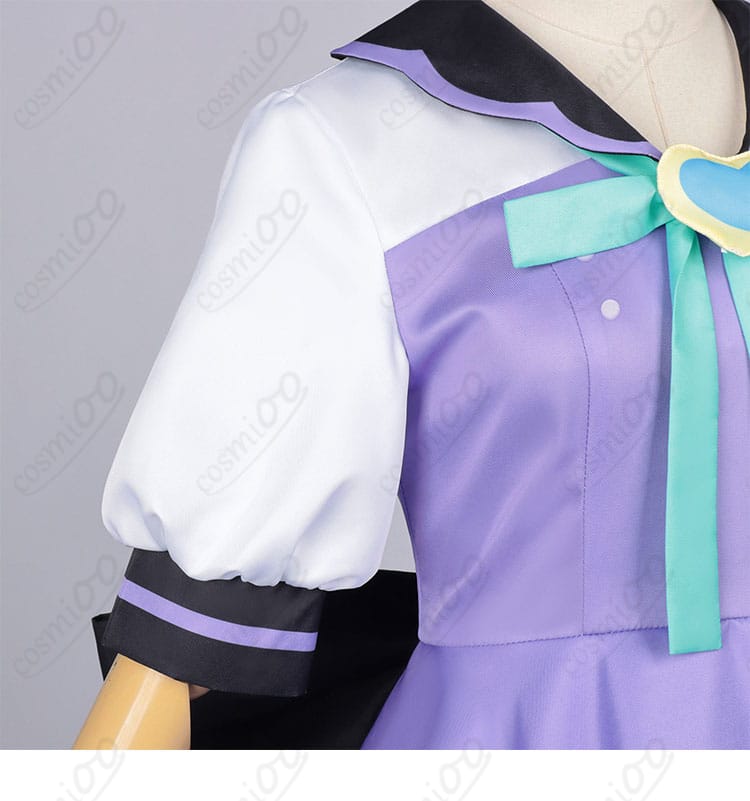 肩から袖口にかけての装飾・縫製ディテール