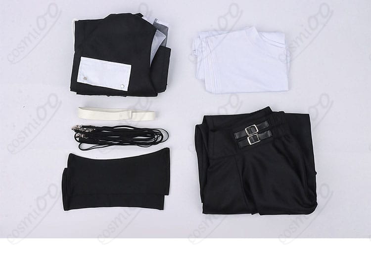 石橋ナツキ コスプレ衣装セット内容一式（ジャケット・インナー・ズボン・サスペンダー・チョーカー・手袋）