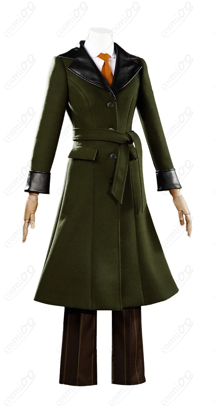 メリー・プリニウス初期衣装の側面シルエットとコートライン