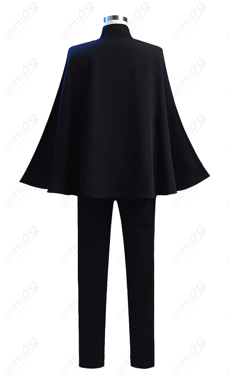 禪院真希 死滅回游編 コスプレ衣装の背面全体（マントの落ち感と丈感）