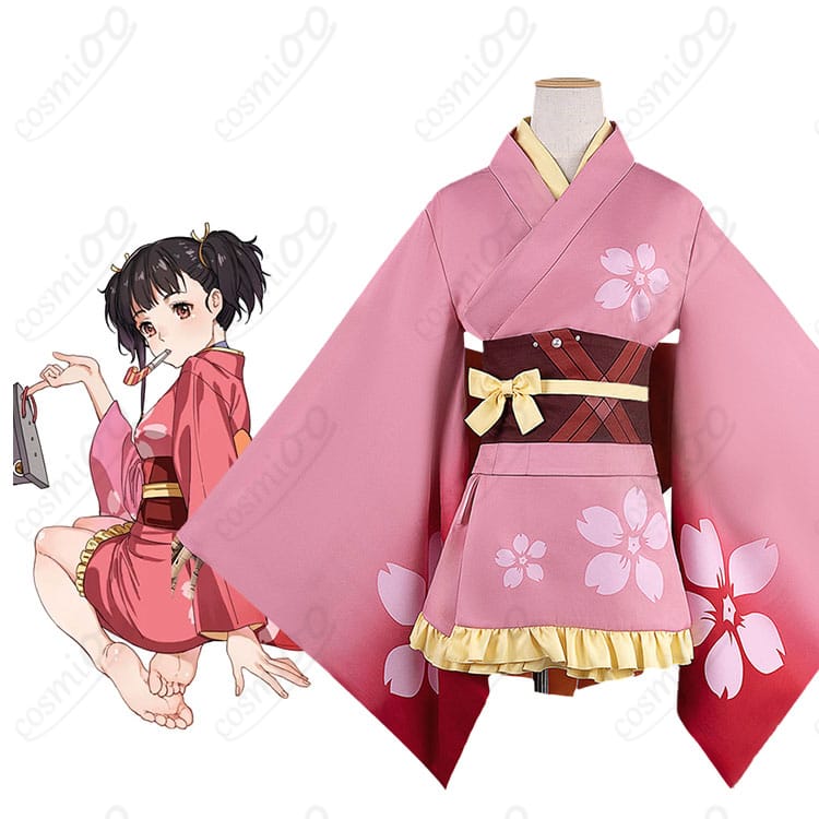 無名（甲鉄城のカバネリ）浴衣コスプレを着用した人物イメージと衣装全体の雰囲気