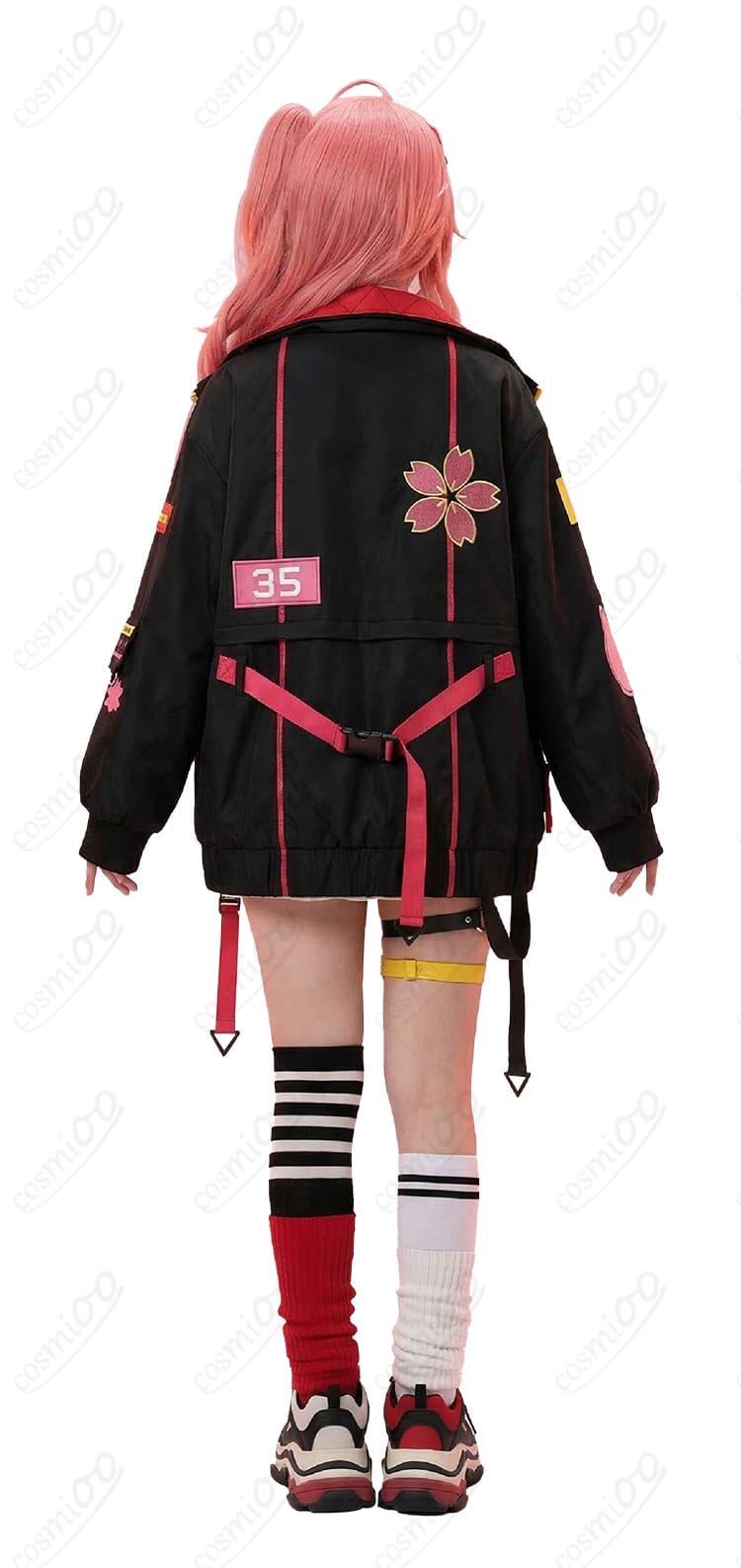 さくらみこ 生誕祭2026新衣装コスプレのワンピース＆コート背面全体