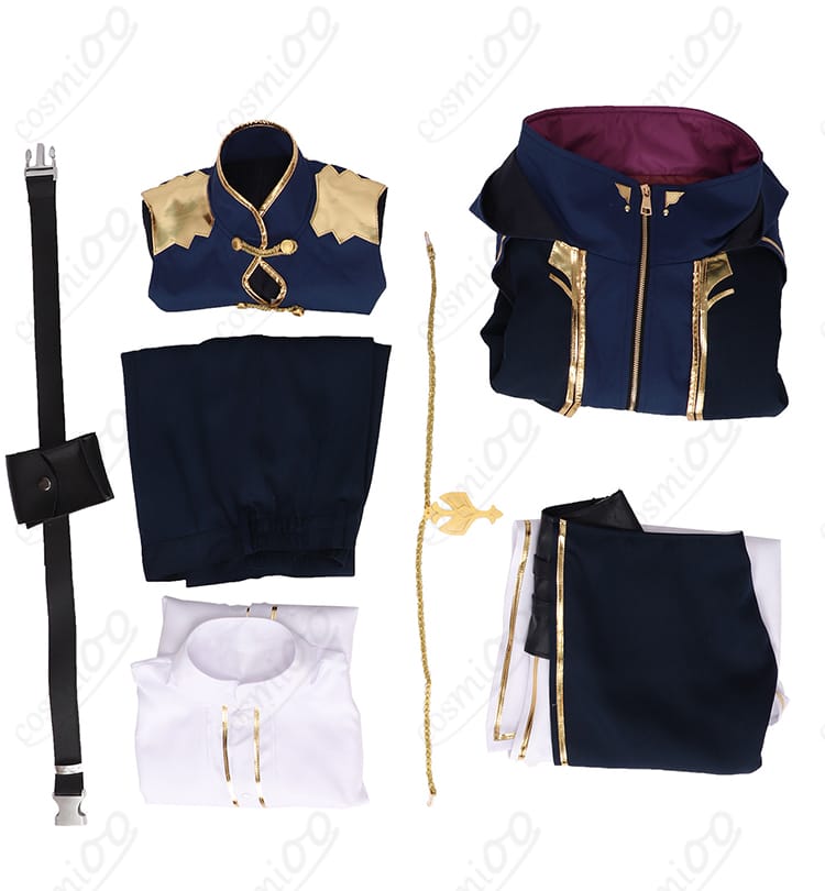 佐伯イッテツ 共通衣装セット内容（コート・インナー・ズボン・腰布・ベルト・太もも飾り）