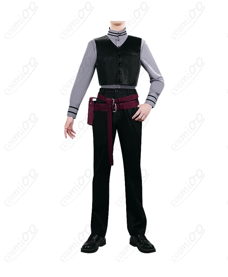 アルカイック衣装 インナーコーデ一式の装飾とレイヤード詳細