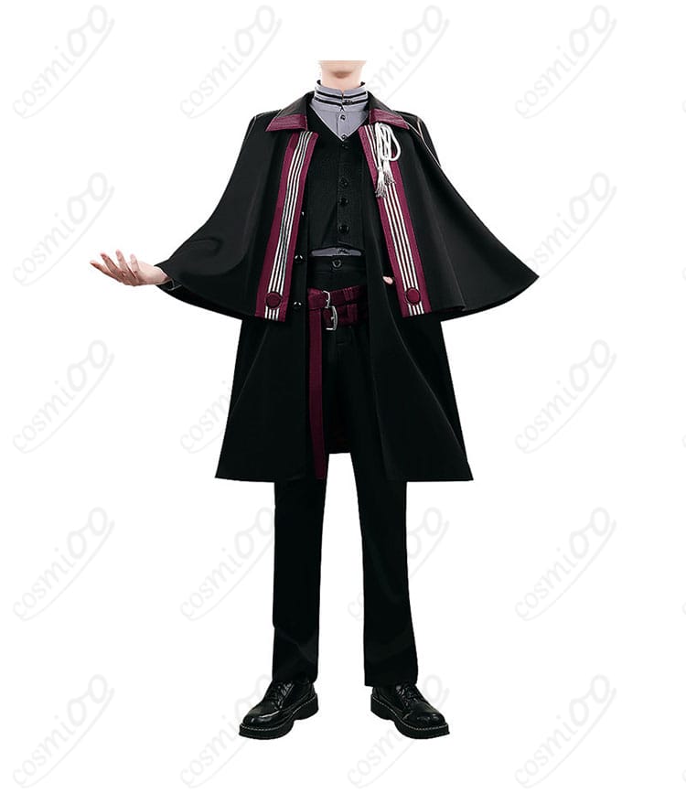 佐伯イッテツ アルカイック衣装 コート&ベスト着用時の正面全身