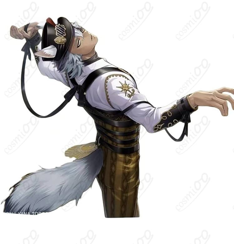 ジャック・ハウル プレイフル・ドレスの側面〜背面ディテールを示す商品画像（シルエットと装飾の配置が分かる）