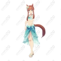 サイレンススズカ 波間のエメラルド水着 コスプレ｜爽やかで写真映え、初心者も安心の快適設計 - 1枚目の画像（サムネイル）