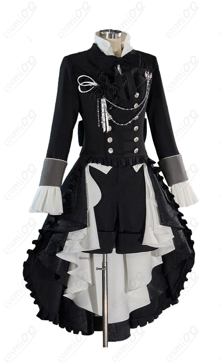 黒執事 シエル 扉絵衣装 コート・シャツ・ショートパンツの正面スタイル