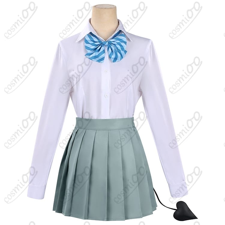 高潔カナン 学園制服コスプレ 尻尾付き｜写真映えと着心地を両立、初心者安心のフルセット - 4枚目の画像