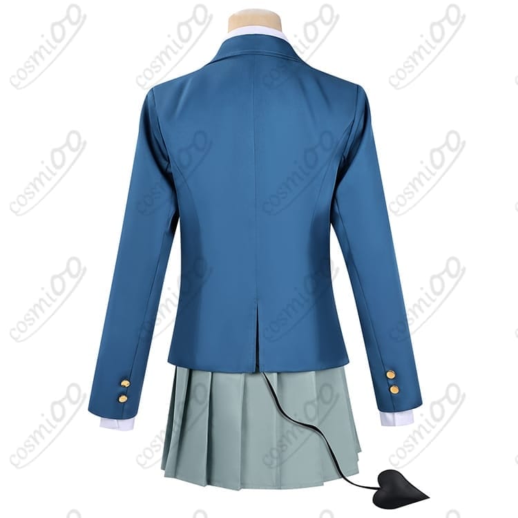 高潔カナン 学園制服コスプレ 尻尾付き｜写真映えと着心地を両立、初心者安心のフルセット - 3枚目の画像