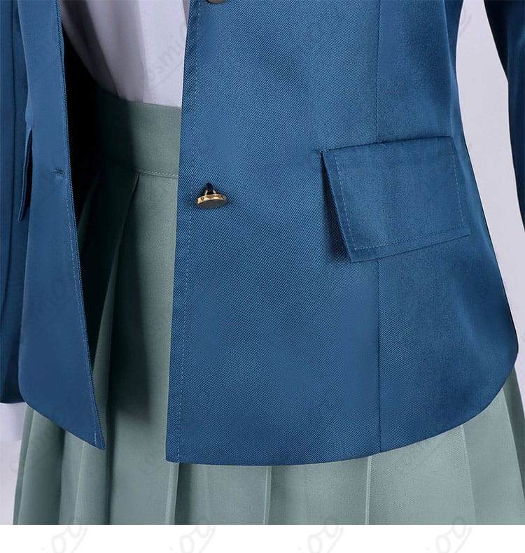 前立てとポケット周辺の縫製ディテール