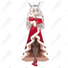 初心者も安心の着心地と再現度｜ウマ娘 ビワハヤヒデ クリスマス勝負服 ノエルージュ・キャロル - 1枚目の画像（サムネイル）