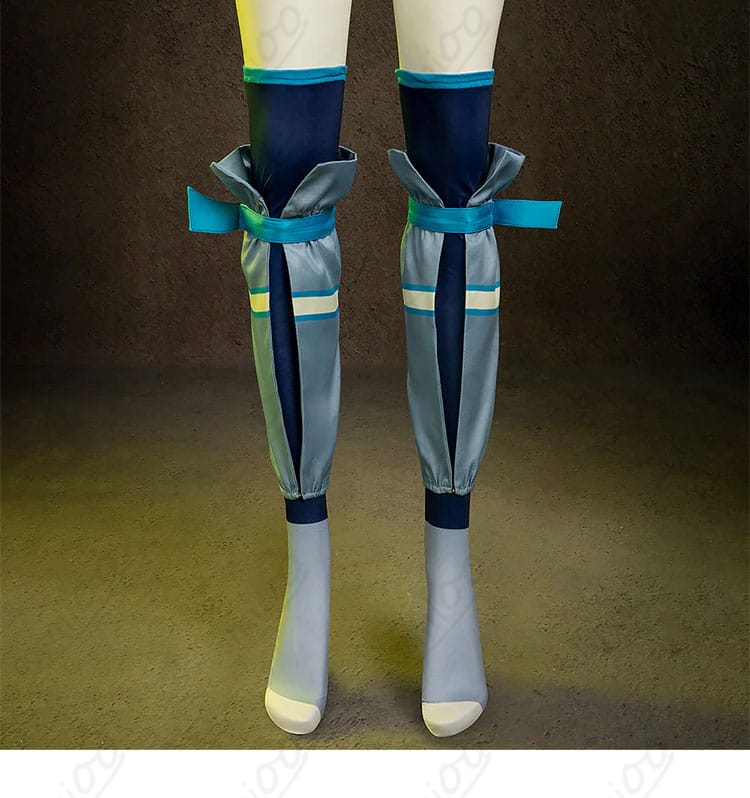 初音ミク はがね／ジラーチ 衣装 足元（靴下・レッグカバー）の装飾