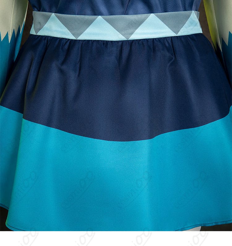 初音ミク はがね／ジラーチ 衣装 裾まわりの装飾ディテール