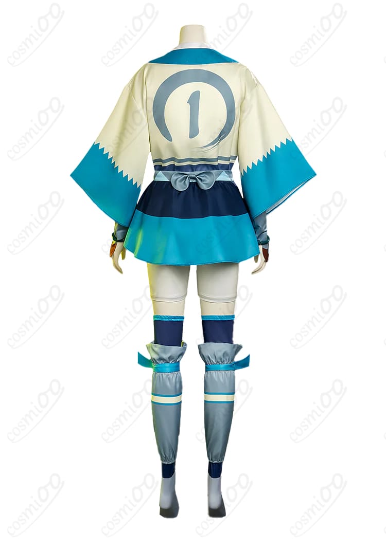 初音ミク はがね／ジラーチ 衣装 背面の装飾ディテール（背中・裾）