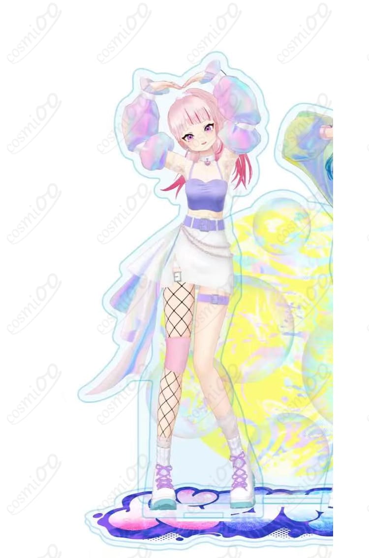 COSMIOO製 田中ヒメ バブリン衣装 コスプレセット一式（トップス・スカート・小物）商品イメージ