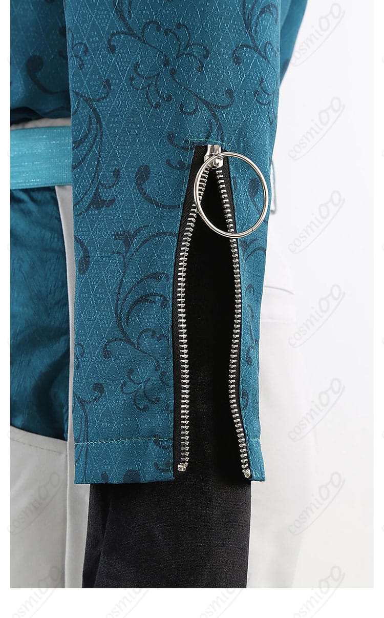 袖口ファスナーの仕様と開閉ディテール