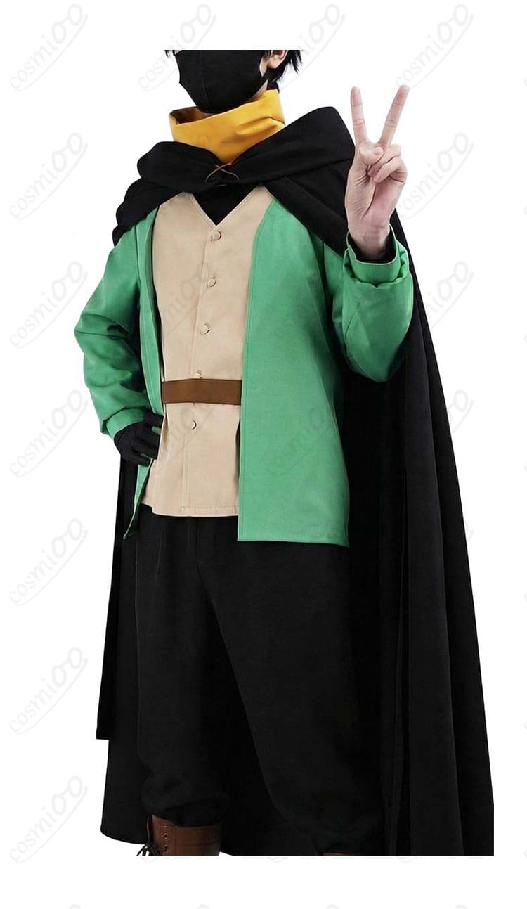 ナツキ・スバル新衣装コスプレの側面シルエット（コートのライン）