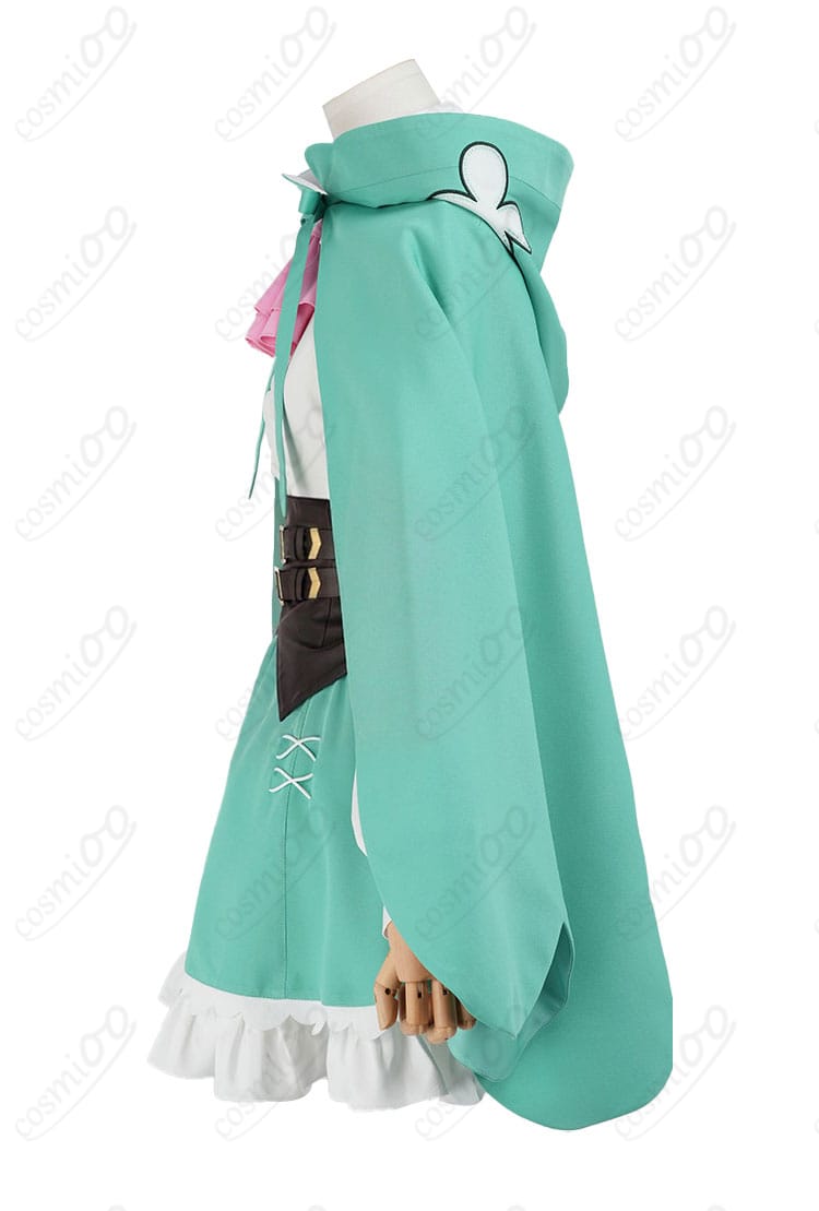 レム 私服風コスプレ衣装 左袖のカフスとステッチアップ