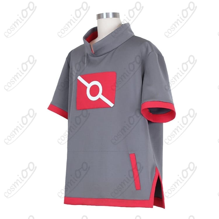 ポケットモンスター ゴウ コスプレ トップス｜初心者も着やすい通気性＆再現度の半袖フード - 2枚目の画像