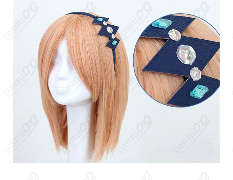 髪飾りパーツの形状と質感の近接写真