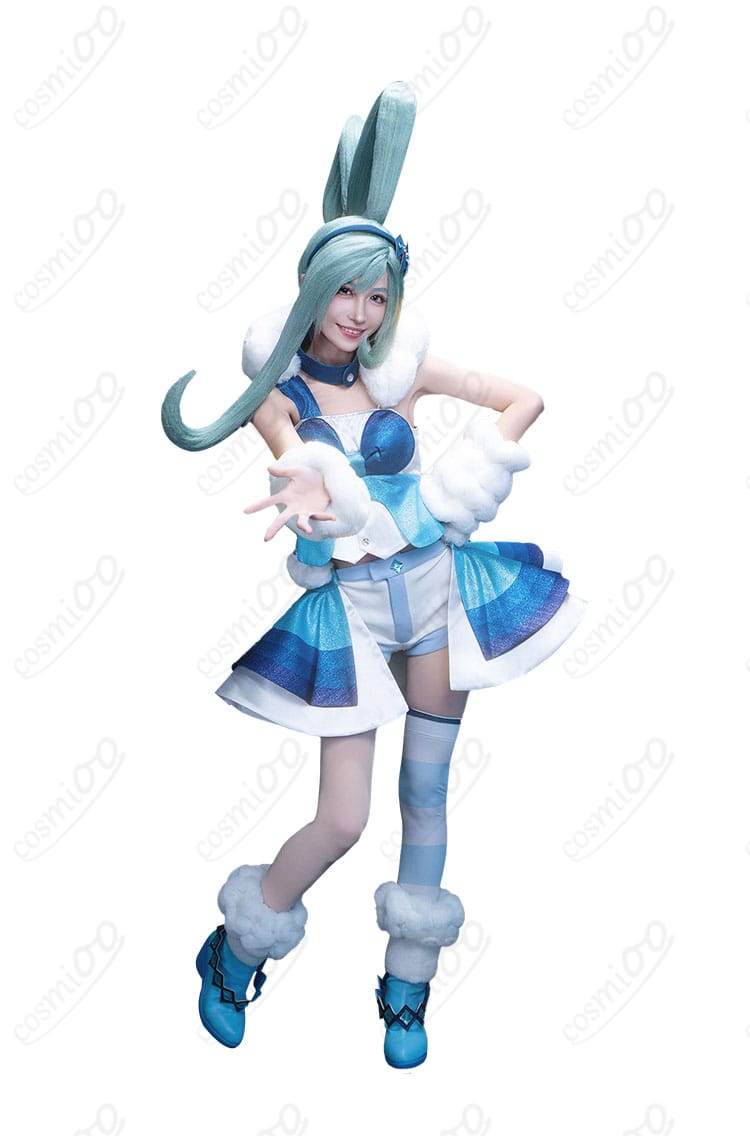 ルチア衣装のトップスとスカートの正面全体画像