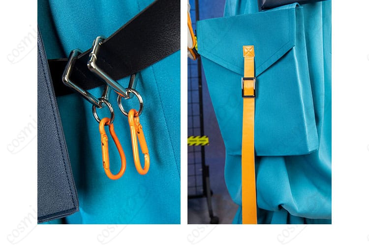 付属アクセサリーの詳細（首飾り・名札・金具類）