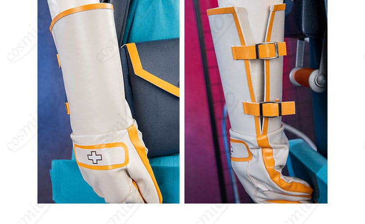 手袋とハンドパーツの意匠・素材感